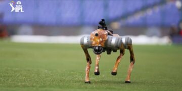 IPL 2025, AI in Sports, Robotic Dog, Sports Technology, Cricket Broadcast Innovation, BCCI Tech