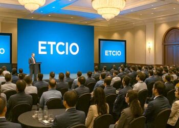 Over 200 CIOs attending a session at the ETCIO Annual Conclave 2025 in Grand Hyatt, Goa