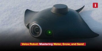 Meet the Velox robot from Pliant Energy, an amphibious robot inspired by stingrays that navigates water, ice, sand, and more using soft robotics and hyperbolic propulsion.